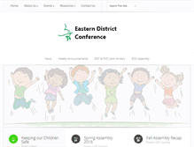 Tablet Screenshot of easterndistrict.org